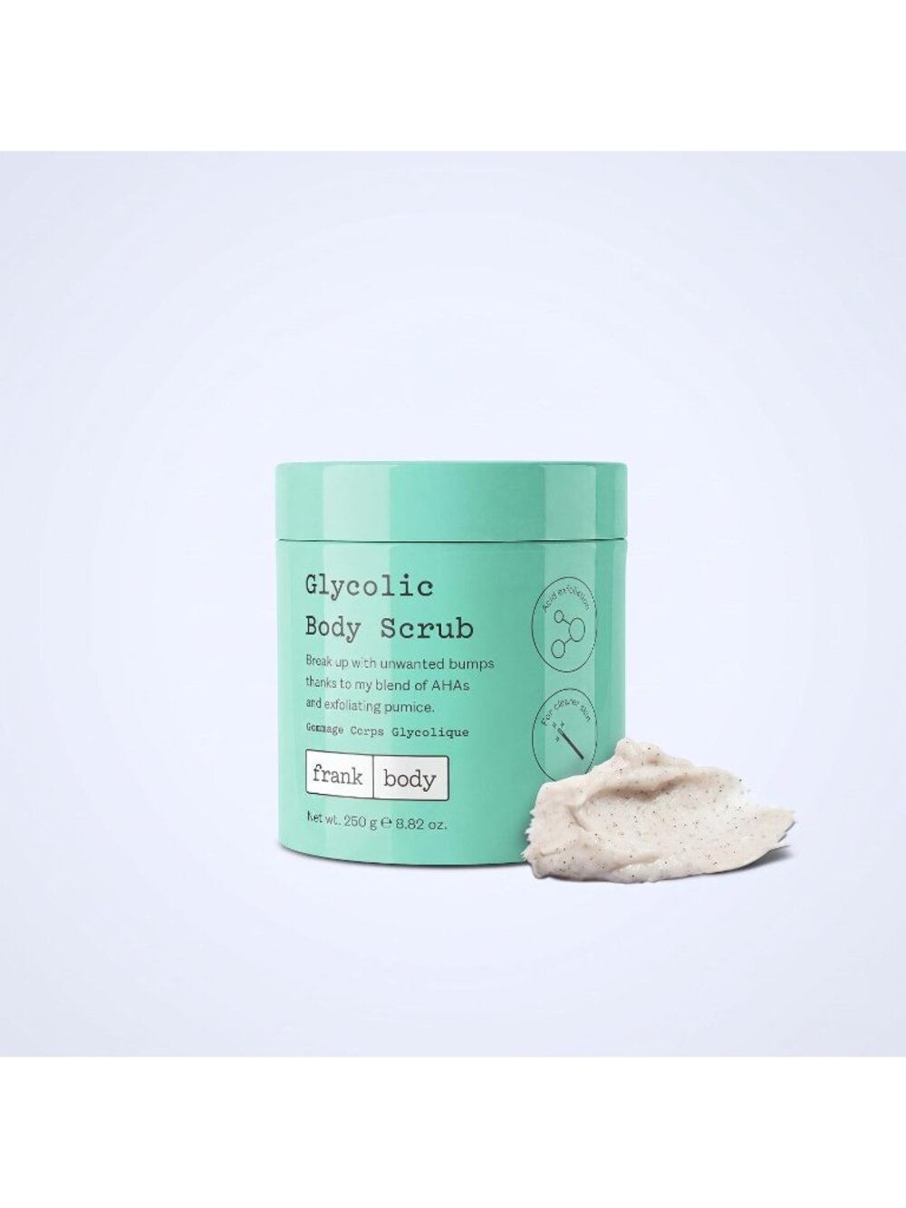 Frank Body Glycolic Acid Body Scrub 8.82oz NEW SEALED